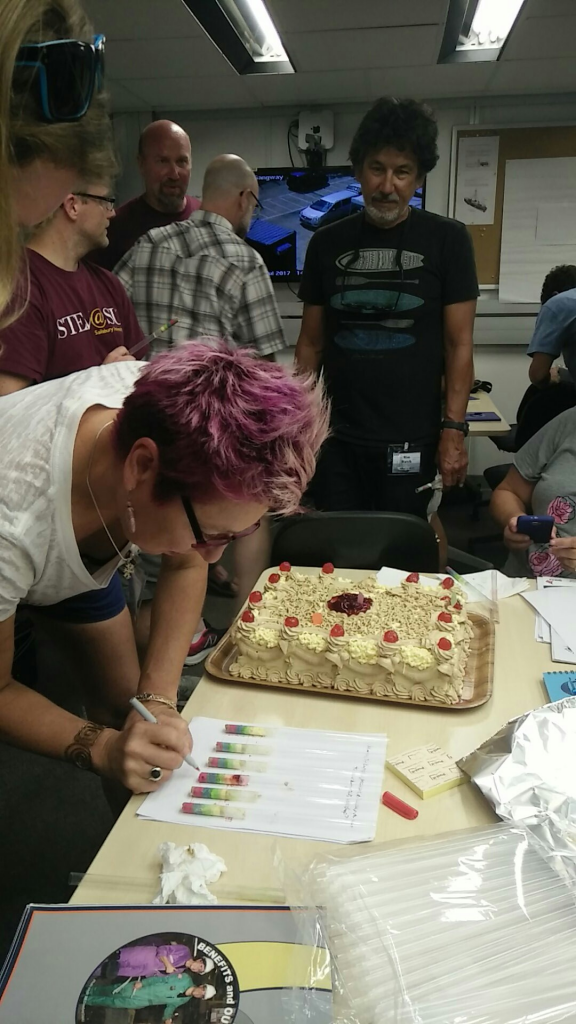 Correlating multi-colored cake layers. This is how I think stratigraphic sedimentologists do their work.