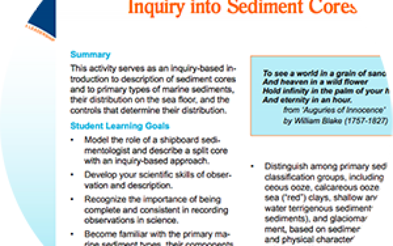 Inquiry into Sediment Cores