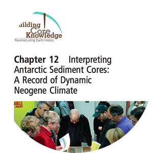 This set of investigations focuses on the use of sedimentary facies (lithologies interpreted to record particular depositional environments) to interpret paleoenvironmental and paleoclimatic changes in Neogene sediment cores from the Antarctic margin. In Part 12.1, you wil
