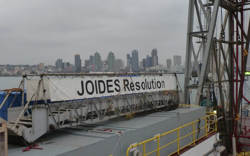 Joides Resolution is leaving San Diego