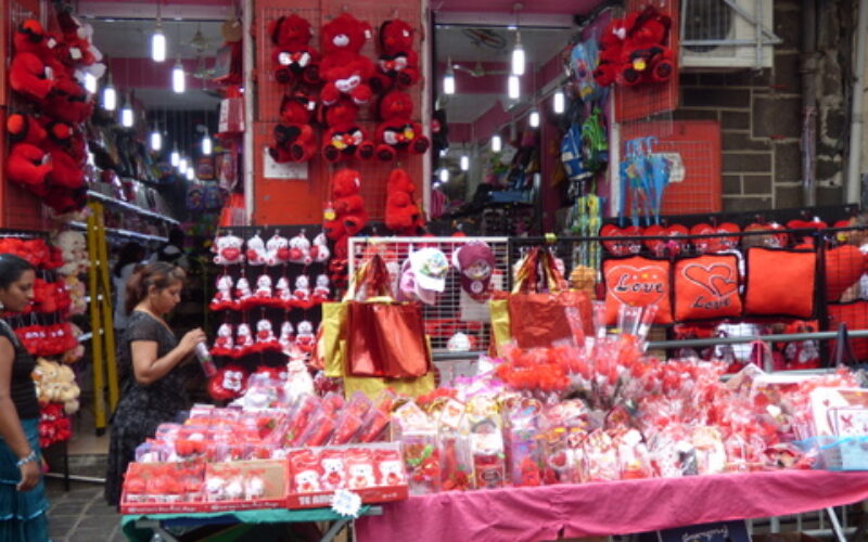 Not sure what the Valentine’s Day store does the rest of the year – that’s a lot of hearts and red!