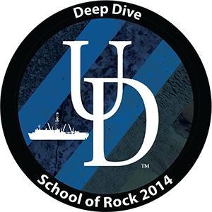 patch artwork for the 2014 School of Rock Deep Dive