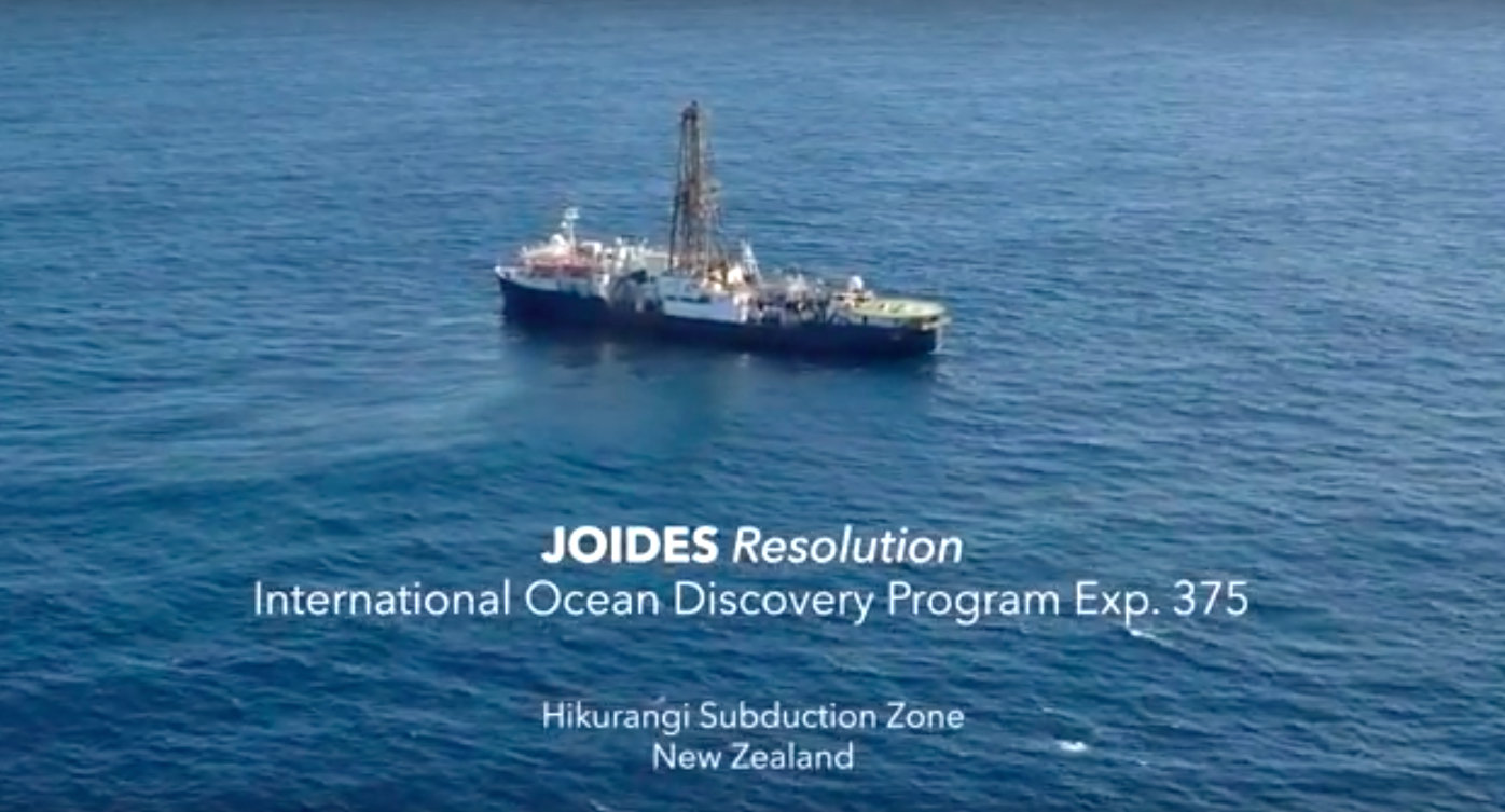 Exp 375 – Hikurangi Subduction Zone, Science Objectives – JOIDES Resolution