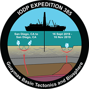 Logo of the Joides Resolution Expedition 385