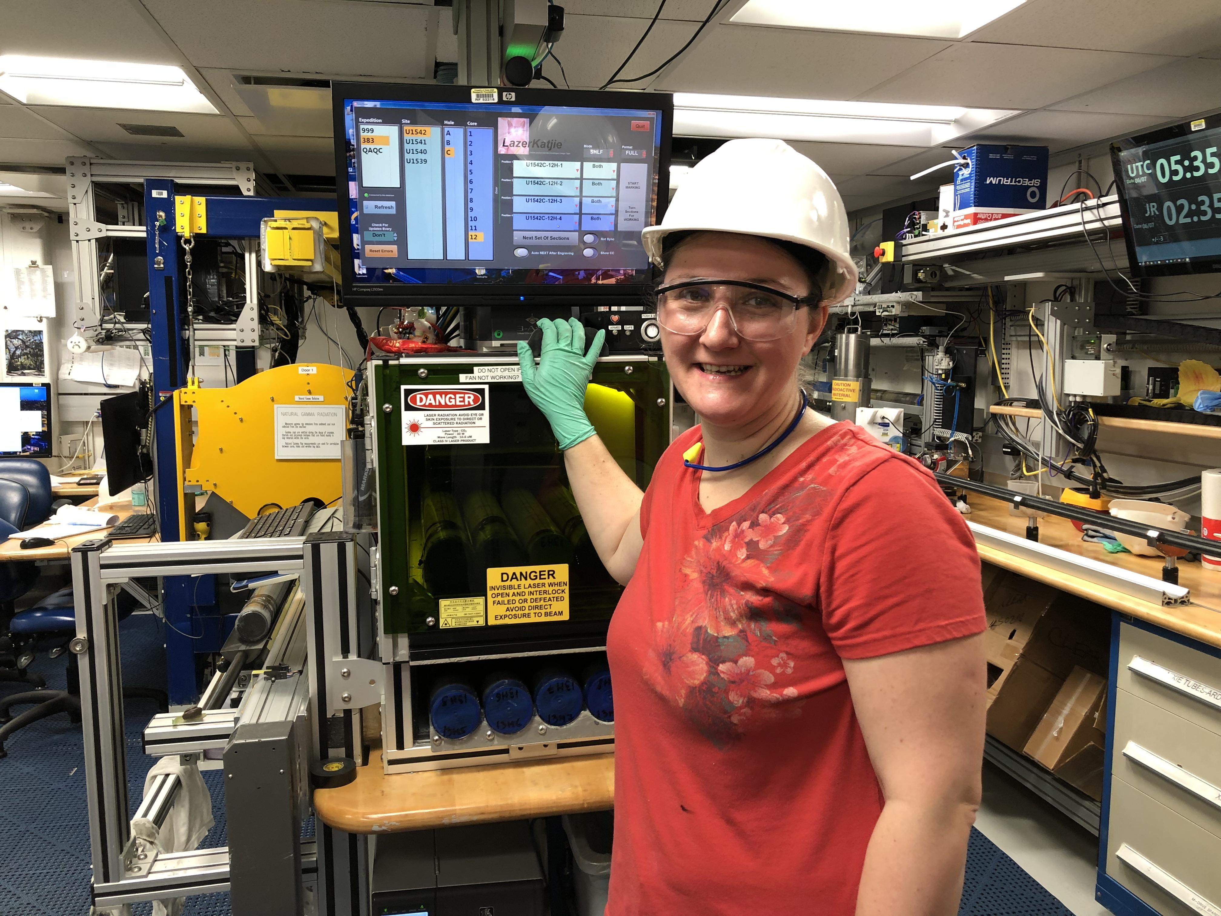 Career Spotlight: Core Technician Ionela Samoila – JOIDES Resolution