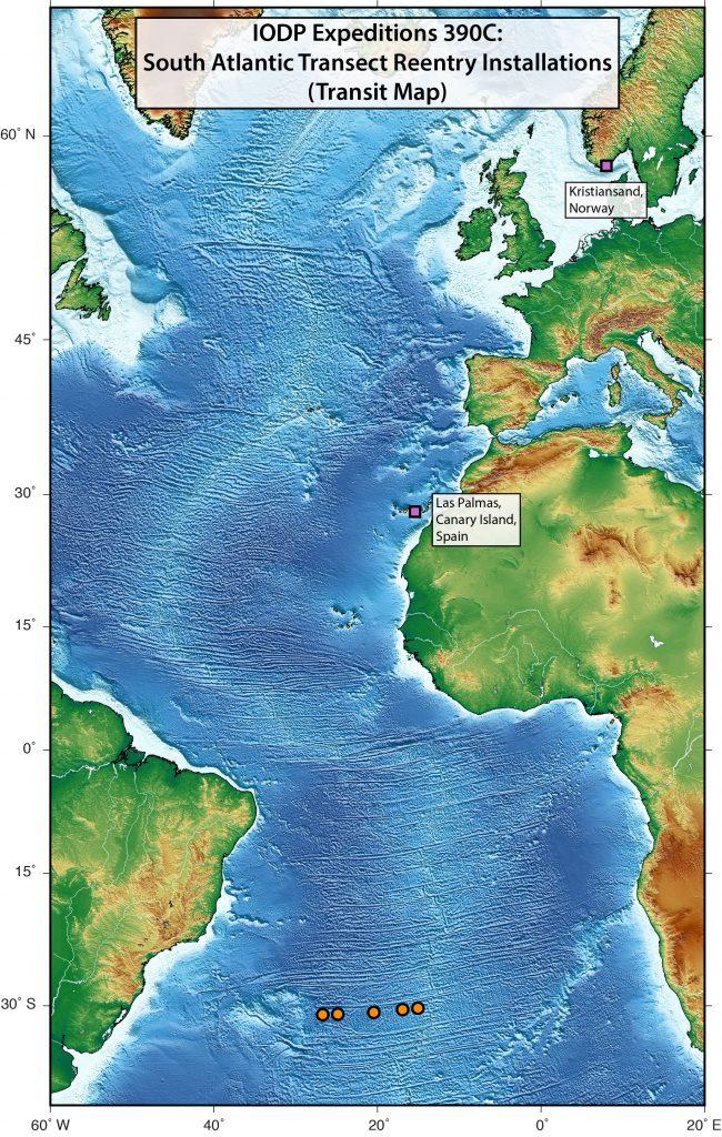 South Atlantic Crustal Transect Casing And Re-entry System Installation 