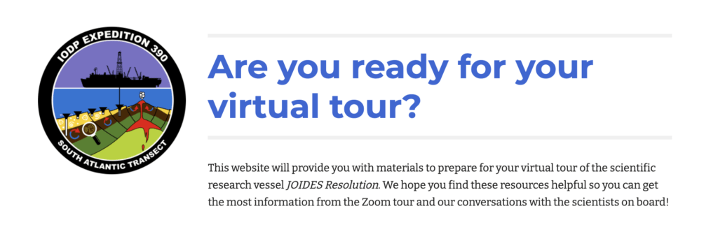 information on how to be ready for a virtual tour